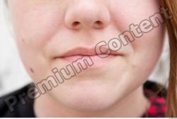 Mouth Woman Casual Average Street photo references